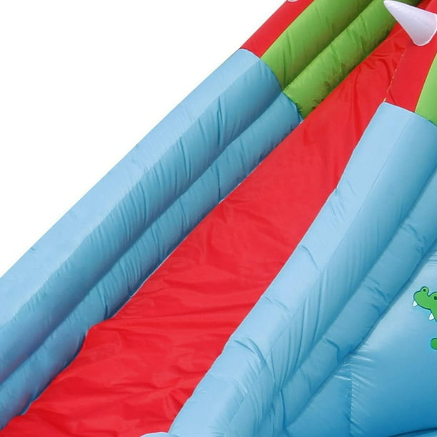 هابي هوب زحليقة مائية بتصميم تمساح مع حوض سباحة النطاطات Happy Hop