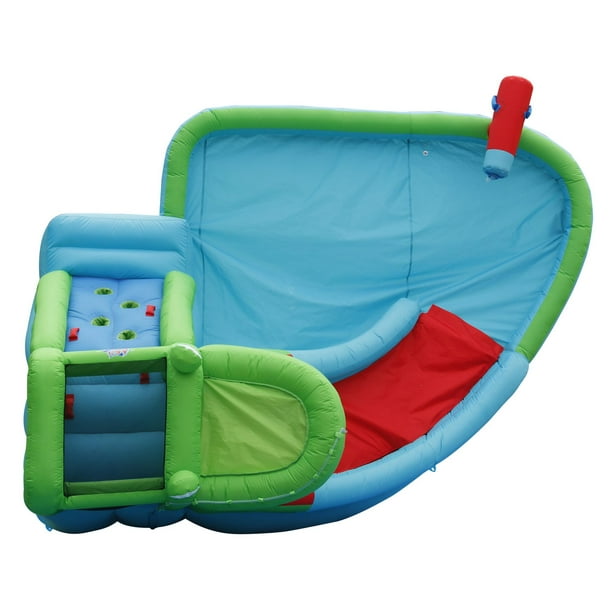 هابي هوب زحليقة مائية بتصميم تمساح مع حوض سباحة النطاطات Happy Hop