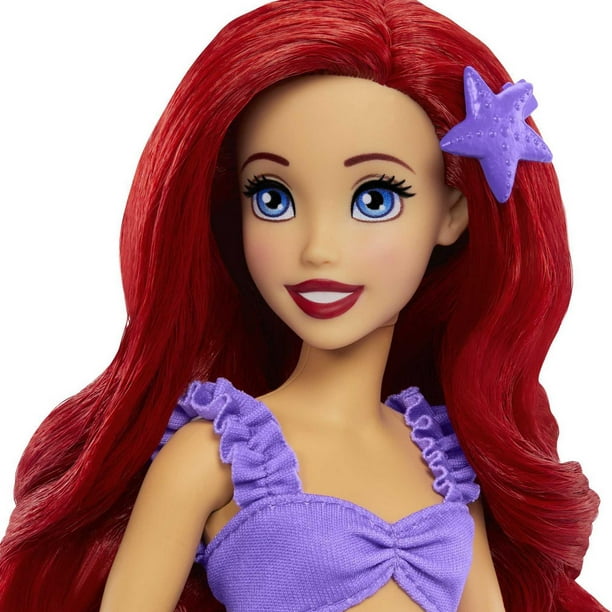 ديزني برينسس دمية الأميرة اريال 2 في 1 دمية مع اكسسوارات Disney