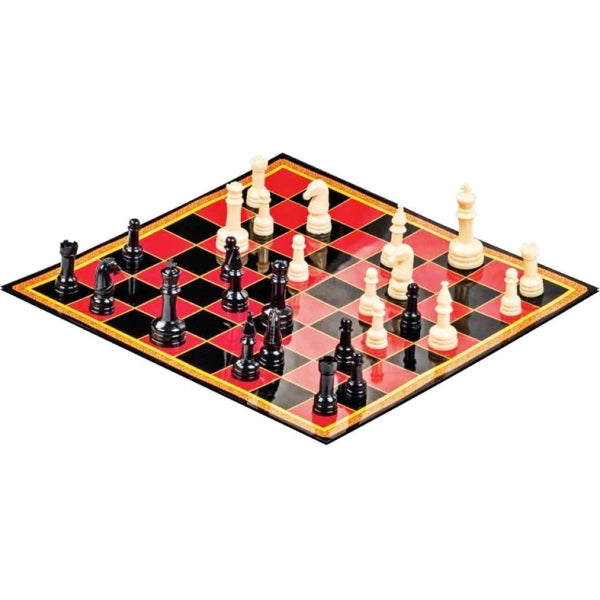 سبين ماستر لوحة شطرنج 3 في 1 العاب لوحية Spin master