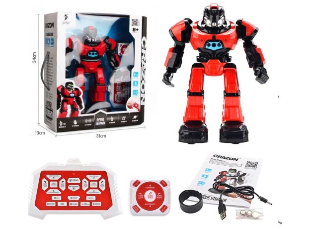 كرازون روبوت الذكي ريموت كنترول متنوع ألعاب الروبوت Crazon