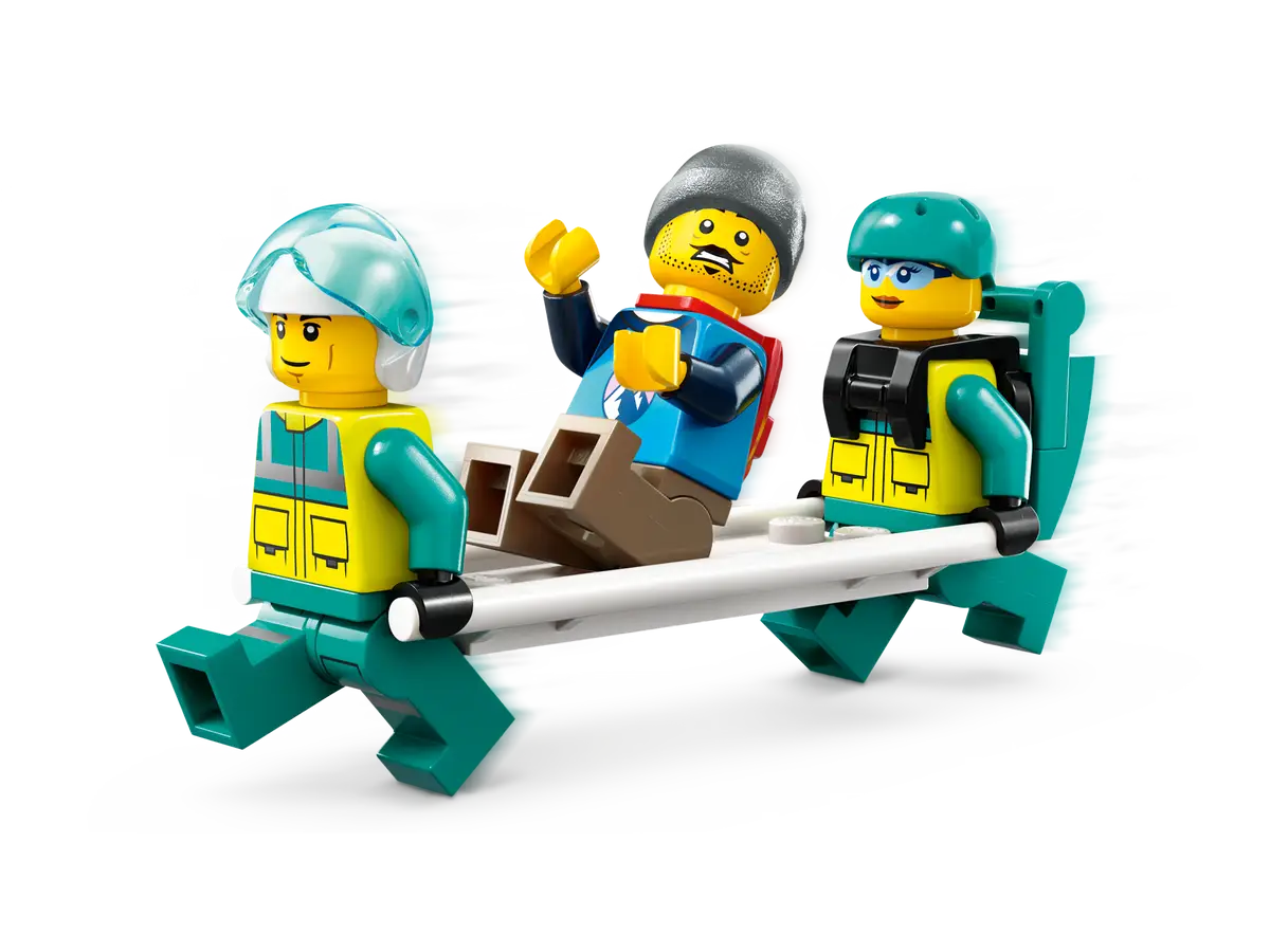 ليجو 60405 سيتي مروحية إنقاذ الطوارئ مكعبات التركيب LEGO