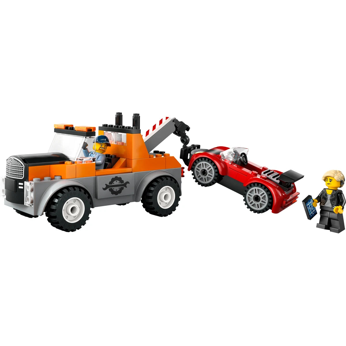 ليجو سيتي شاحنة سحب وتصليح السيارات الرياضية مكعبات التركيب LEGO