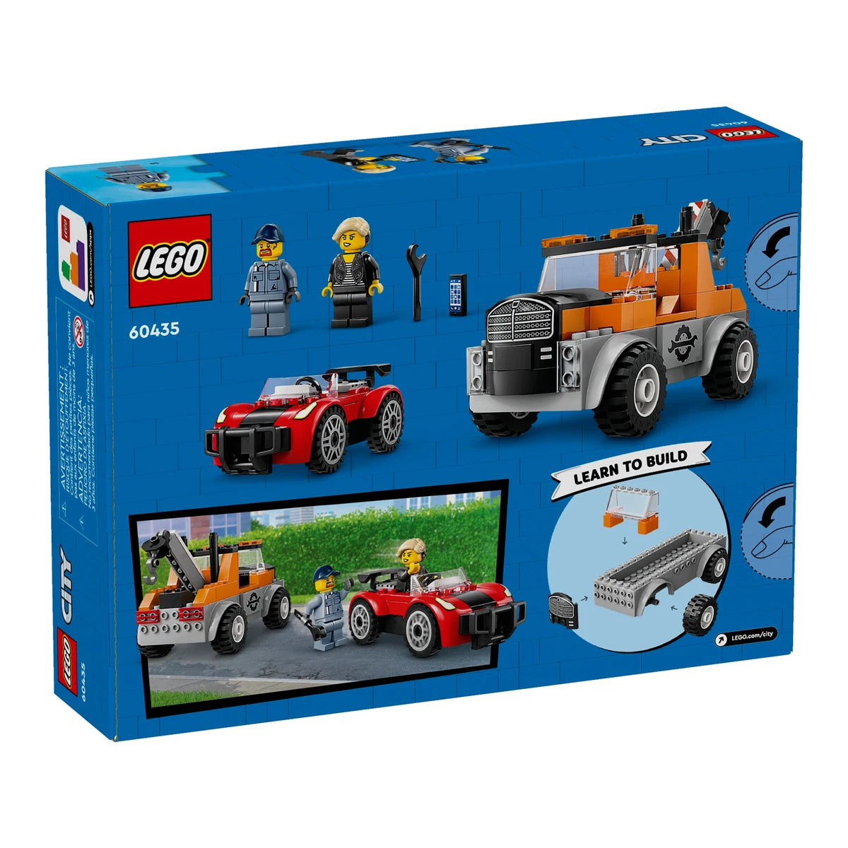 ليجو سيتي شاحنة سحب وتصليح السيارات الرياضية مكعبات التركيب LEGO