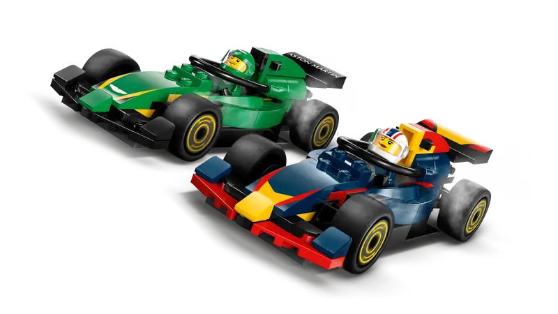 ليجو مكعبات بناء شاحنة فورمولا 1 مع سيارات مكعبات التركيب LEGO