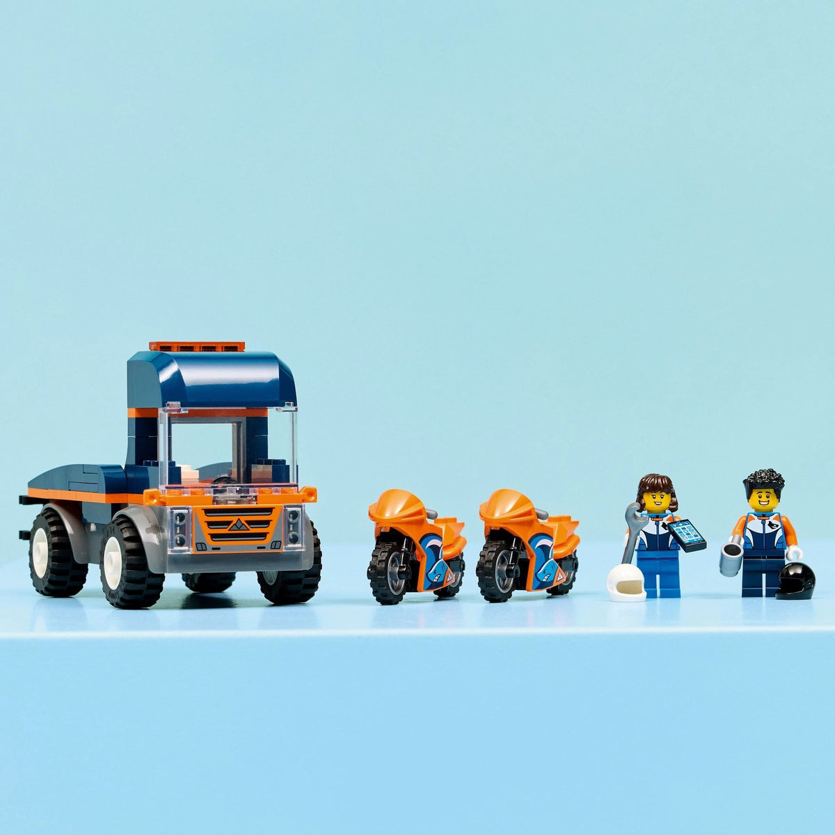 ليجو 60491 سيتي ناقلة الدراجات النارية مكعبات التركيب LEGO