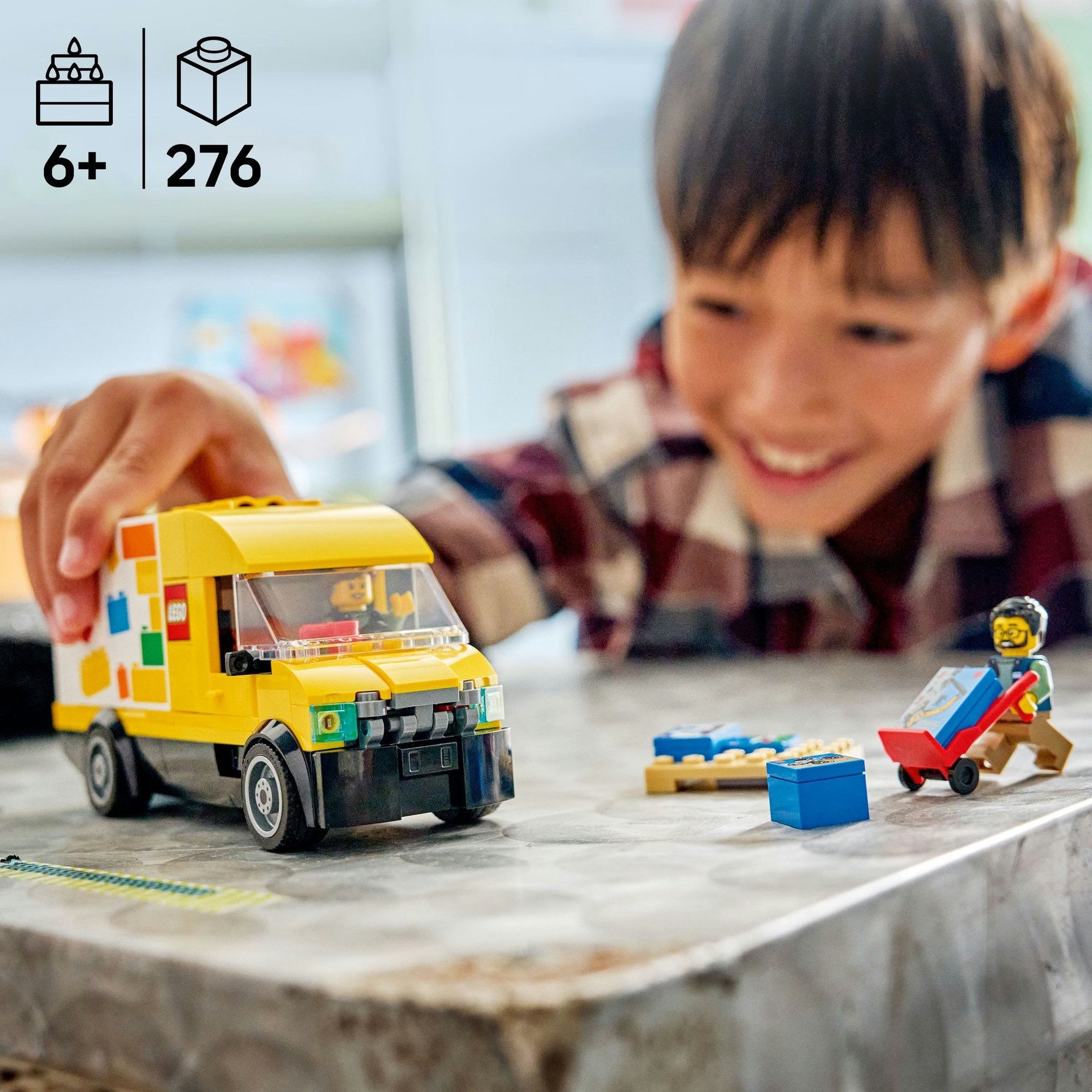 ليجو 60500 سيتي شاحنة ليغو للتوصيل مكعبات التركيب LEGO
