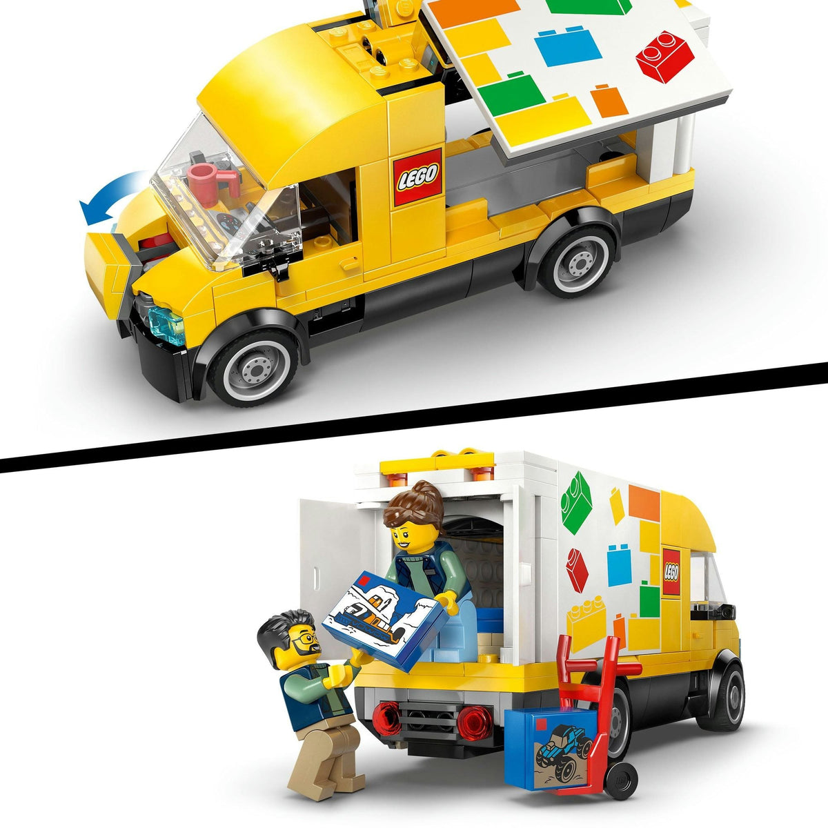 ليجو 60500 سيتي شاحنة ليغو للتوصيل مكعبات التركيب LEGO