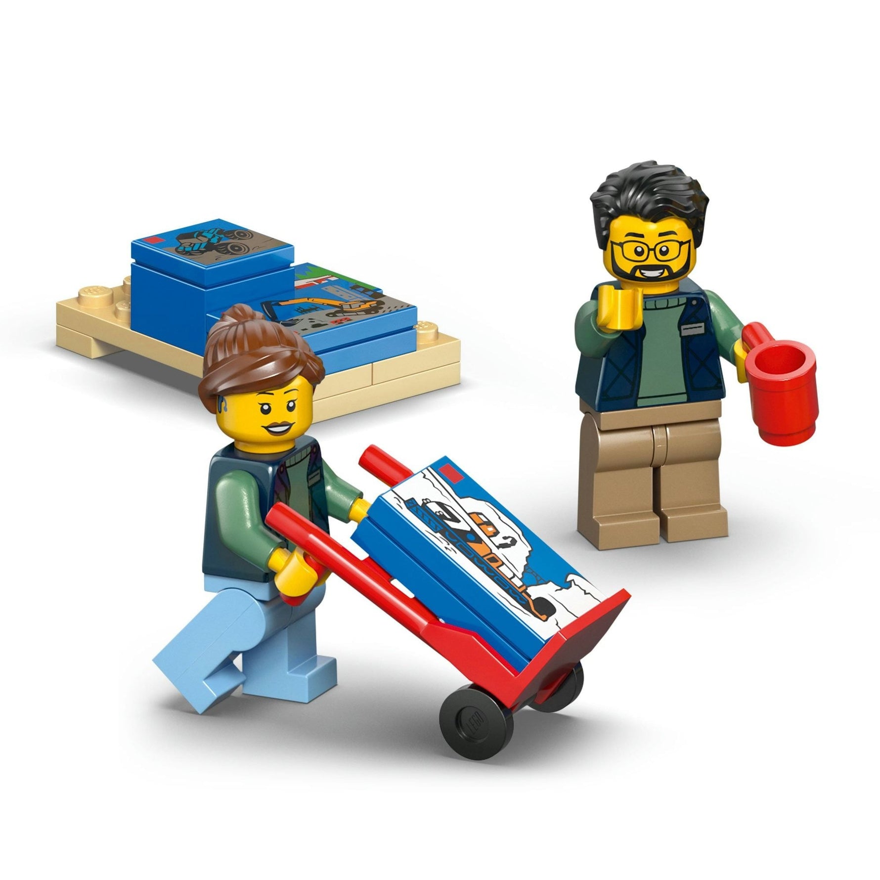 ليجو 60500 سيتي شاحنة ليغو للتوصيل مكعبات التركيب LEGO
