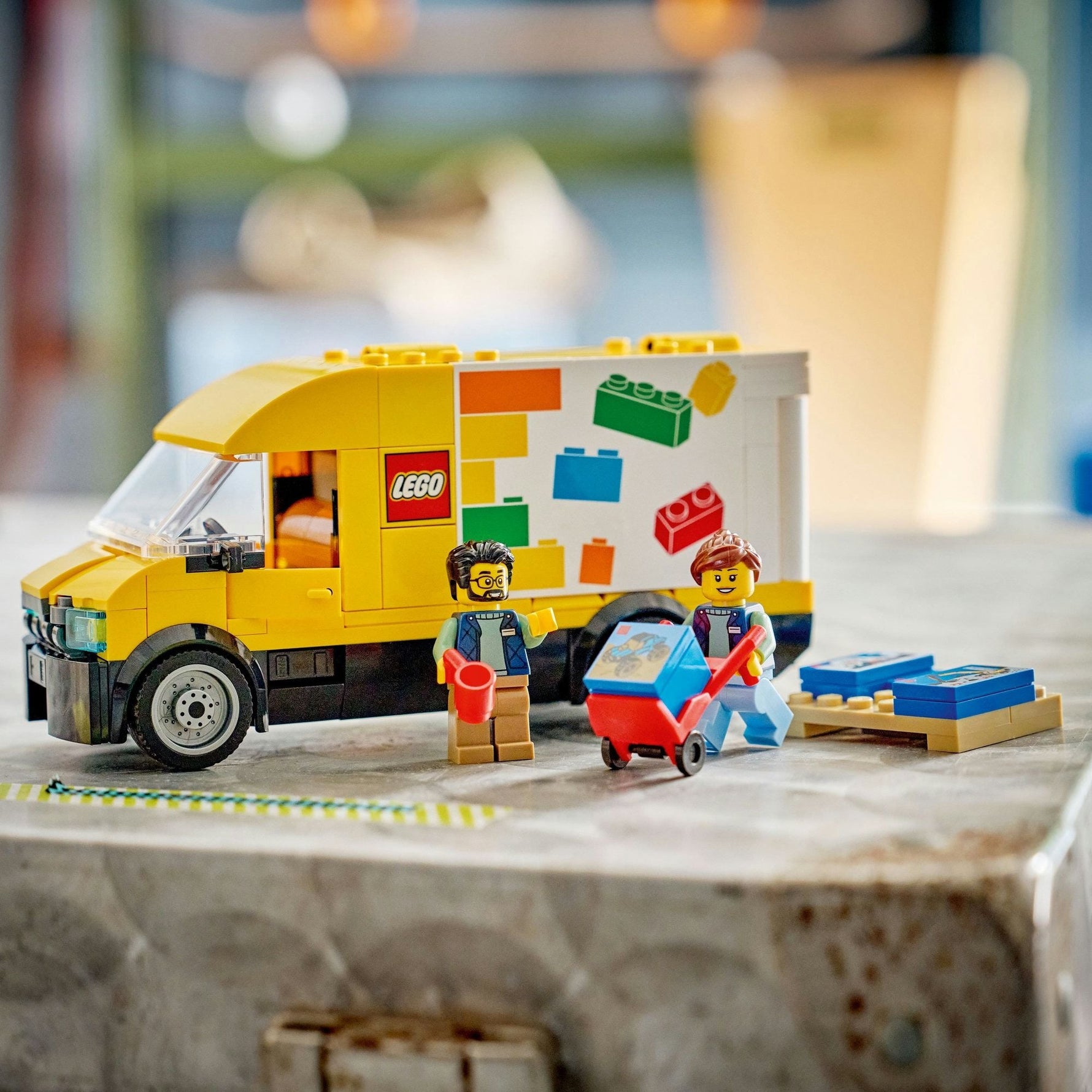 ليجو 60500 سيتي شاحنة ليغو للتوصيل مكعبات التركيب LEGO
