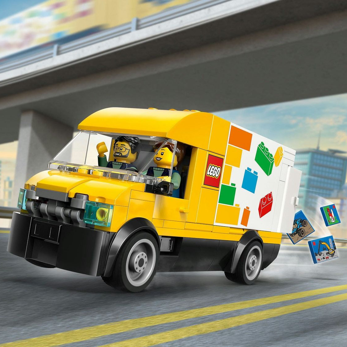 ليجو 60500 سيتي شاحنة ليغو للتوصيل مكعبات التركيب LEGO