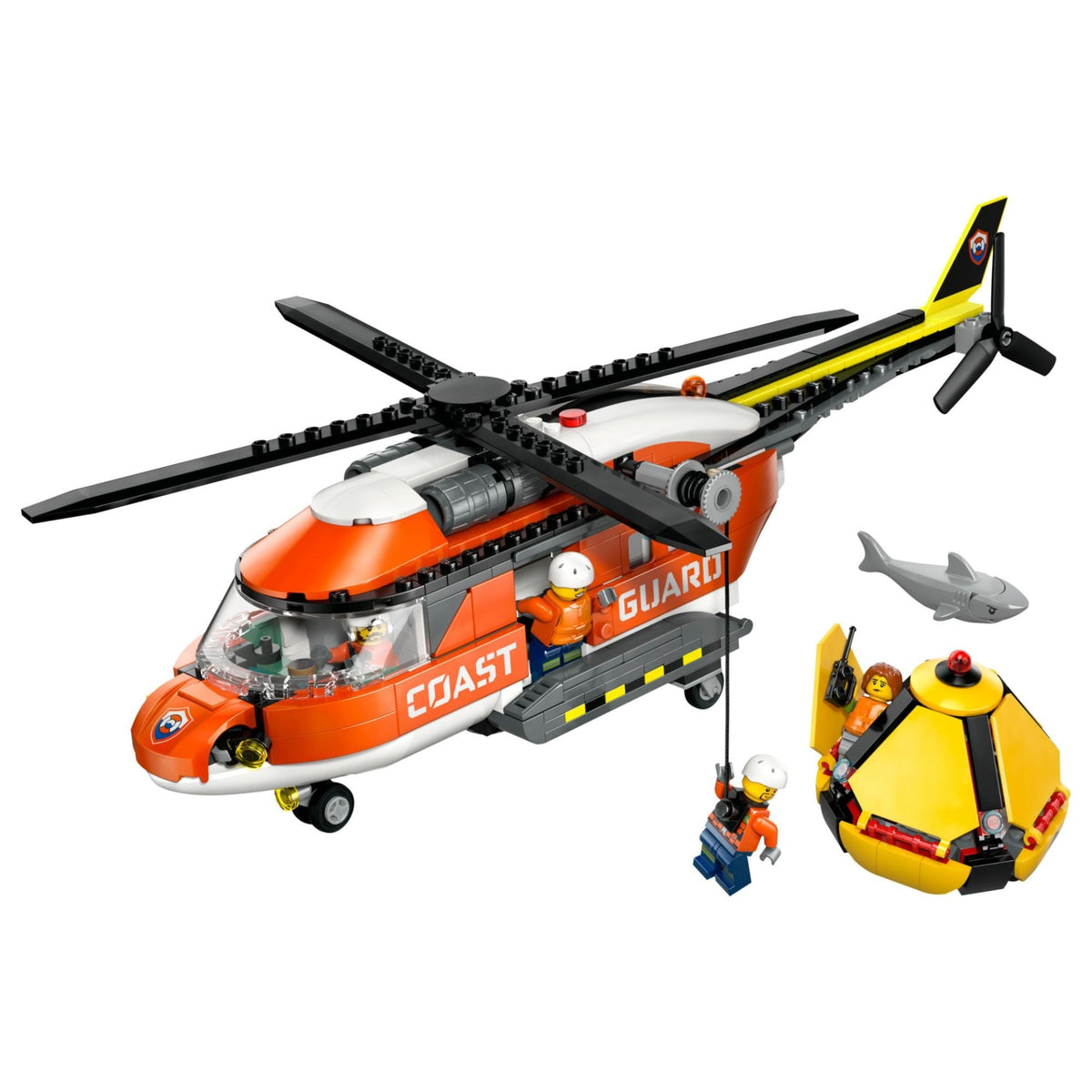 ليجو 60503 سيتي مروحية خفر السواحل مكعبات التركيب LEGO