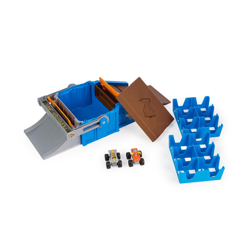 مونستر جام اقلب وانطلق مع شاحنتين مركبات مع مسار Monster Jam