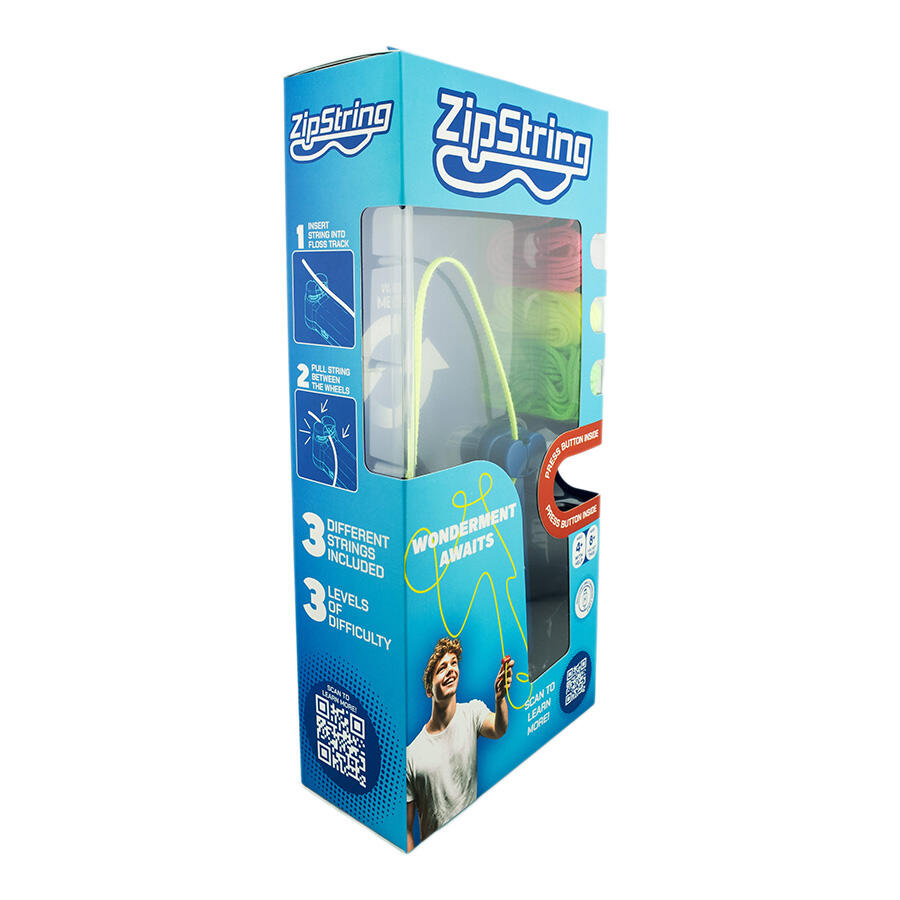 زيب سترينغ لعبة الحبل الطائر الذكي أزرق العاب الرياضه ZipString