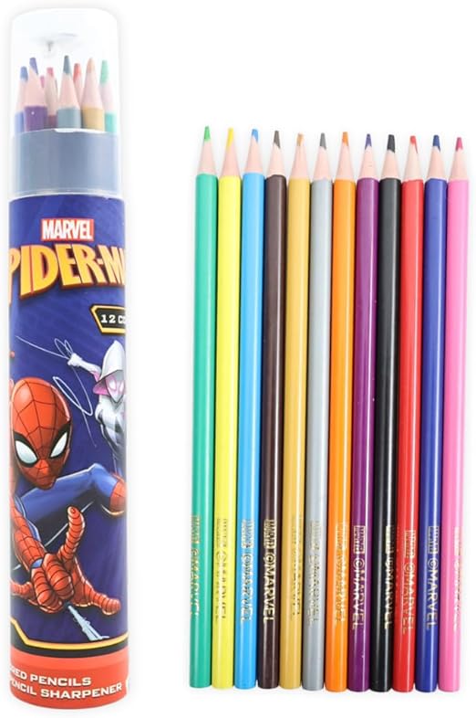 سكوديل سبايدر مان 12 قلم رصاص ملون رسم و تلوين Skoodle