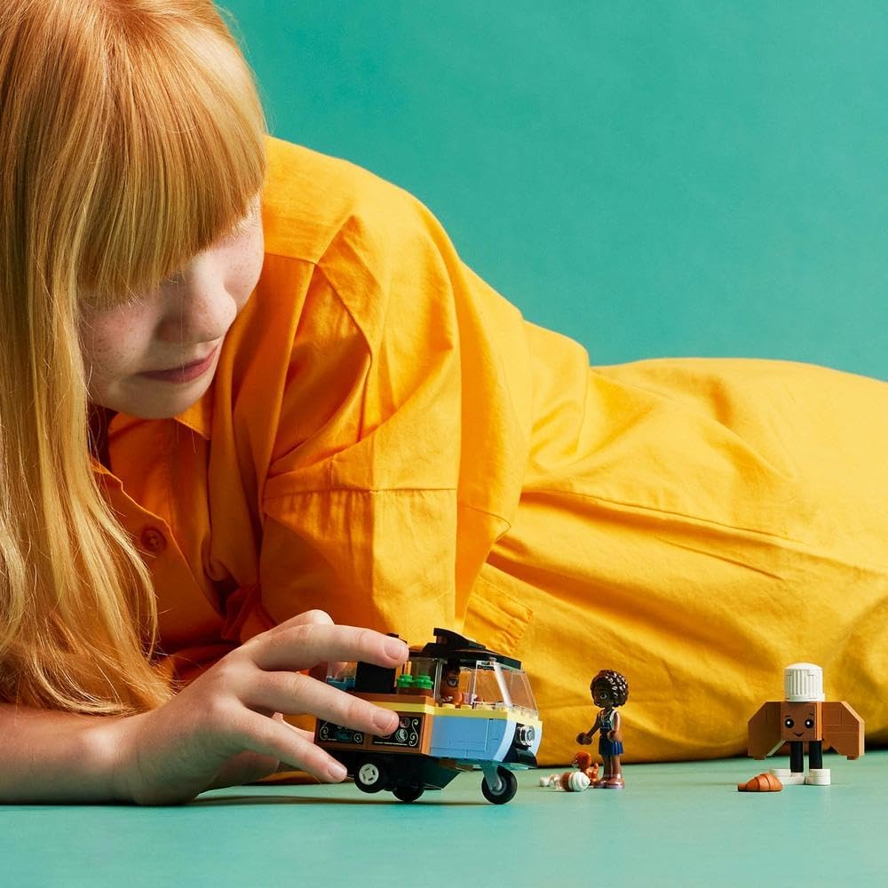 ليجو مكعبات بناء عربة طعام مخبز متنقلة مكعبات التركيب LEGO