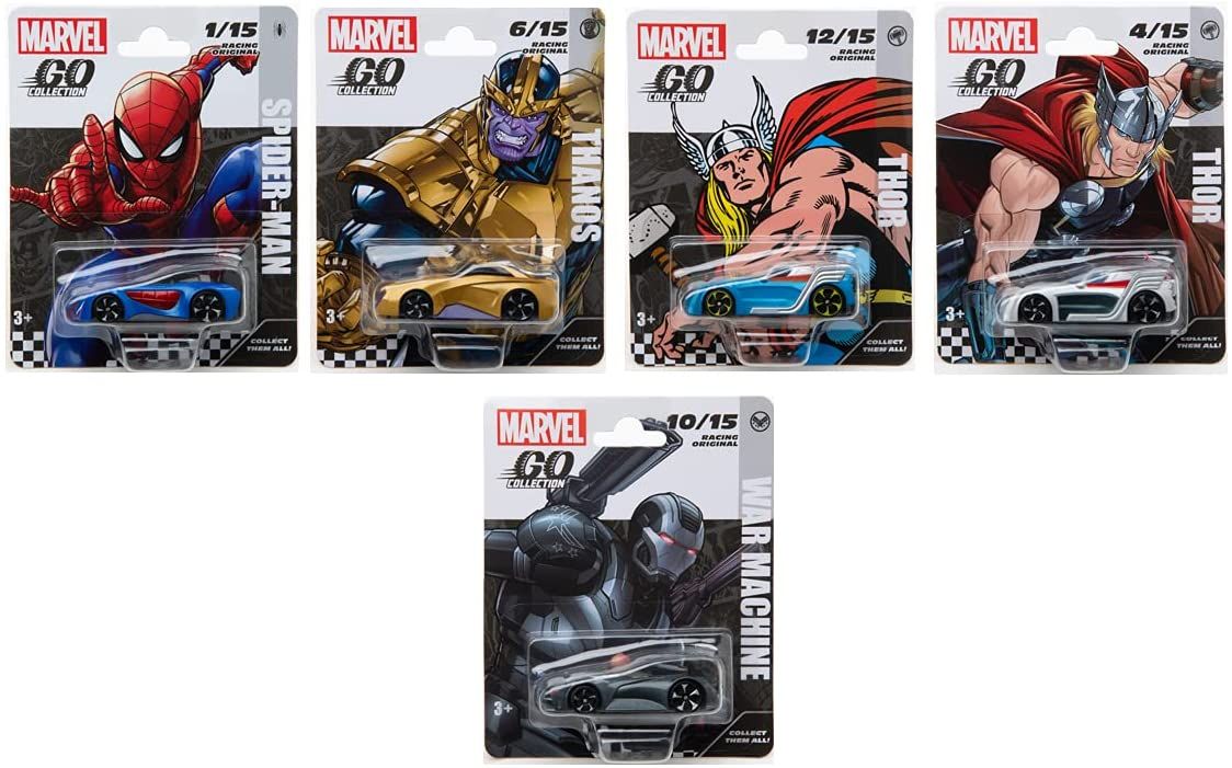 سيارة سباق مارفل اشكال متنوعة سيارات داي كاست Marvel