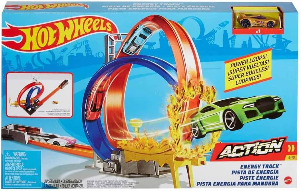 هوت ويلز لعبة مسارات الطاقة مركبات مع مسار HotWheels