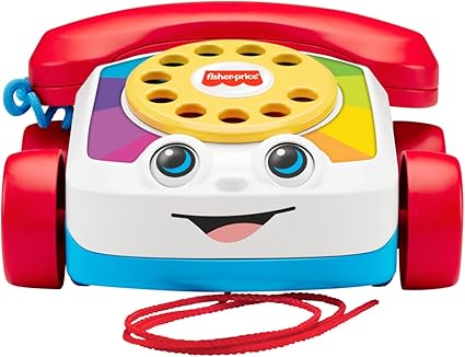 فيشر برايس لعبة سحب هاتف تشاتر مواليد تفاعلي Fisher-Price