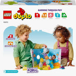 ليجو مكعبات بناء الحيوانات البرية في المحيط مكعبات التركيب LEGO