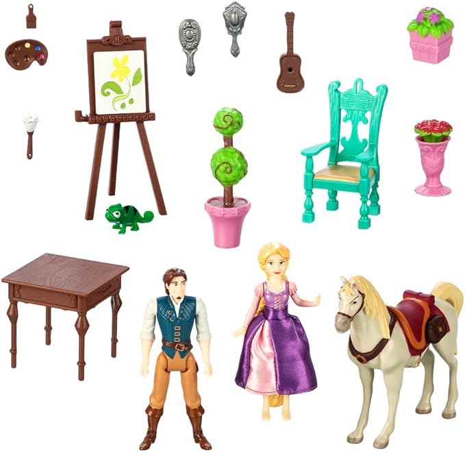 ديزني برينسس برج رابونزيل بيوت الدمى Disney