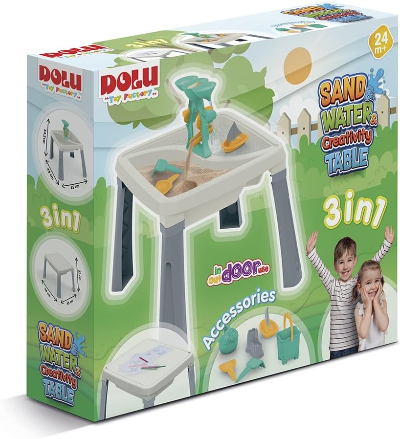 دولو طاولة إبداعية رملية مائية 3 في 1 طاولات الماء Dolu