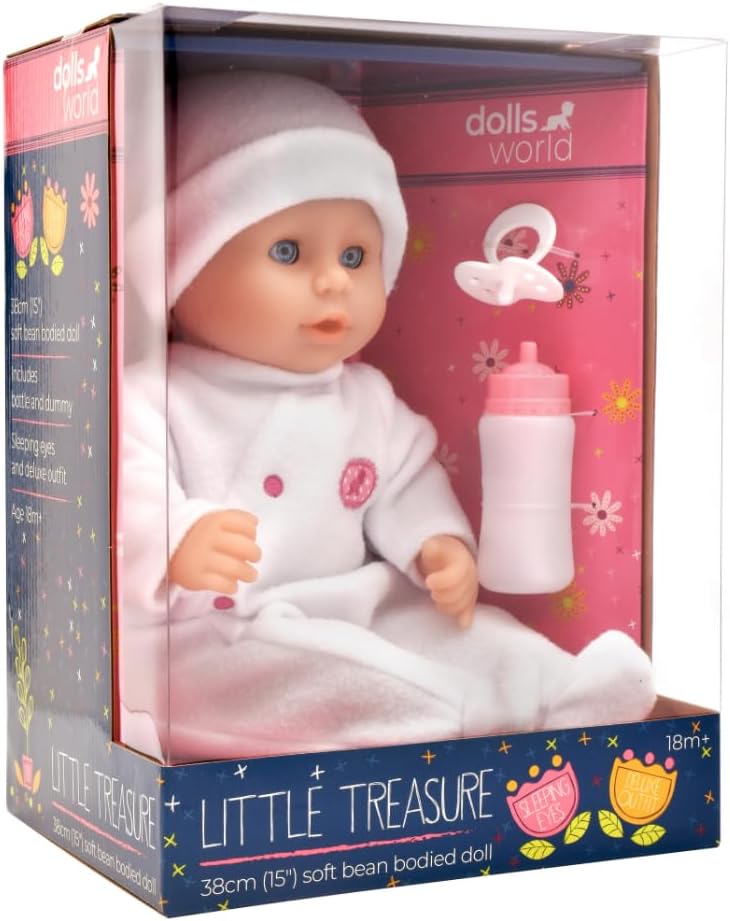 دولز ورلد دمية بيبي ناعمة 38 سم دمى المواليد Dolls World