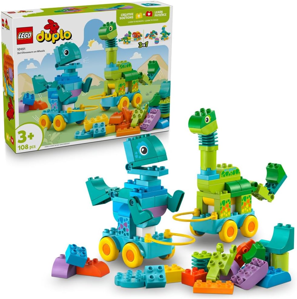 ليجو 10451 دبلو ديناصورات 3 في 1 مكعبات التركيب LEGO