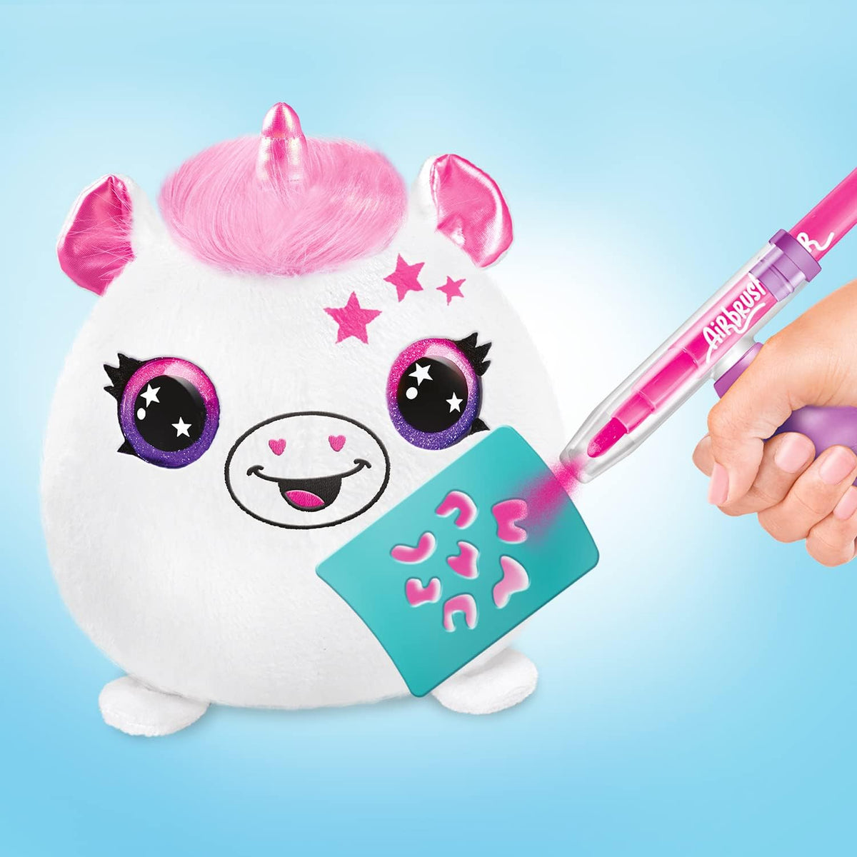 اير برش علبة طلاء ايه بي بي سكويش بالز الوان متنوعه Airbrush Plush