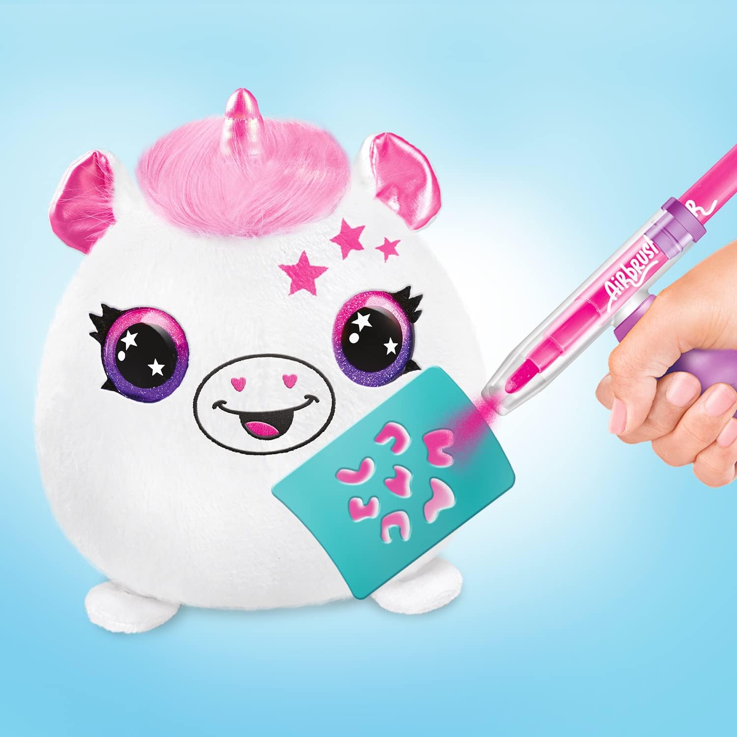 اير برش علبة طلاء ايه بي بي سكويش بالز الوان متنوعه Airbrush Plush
