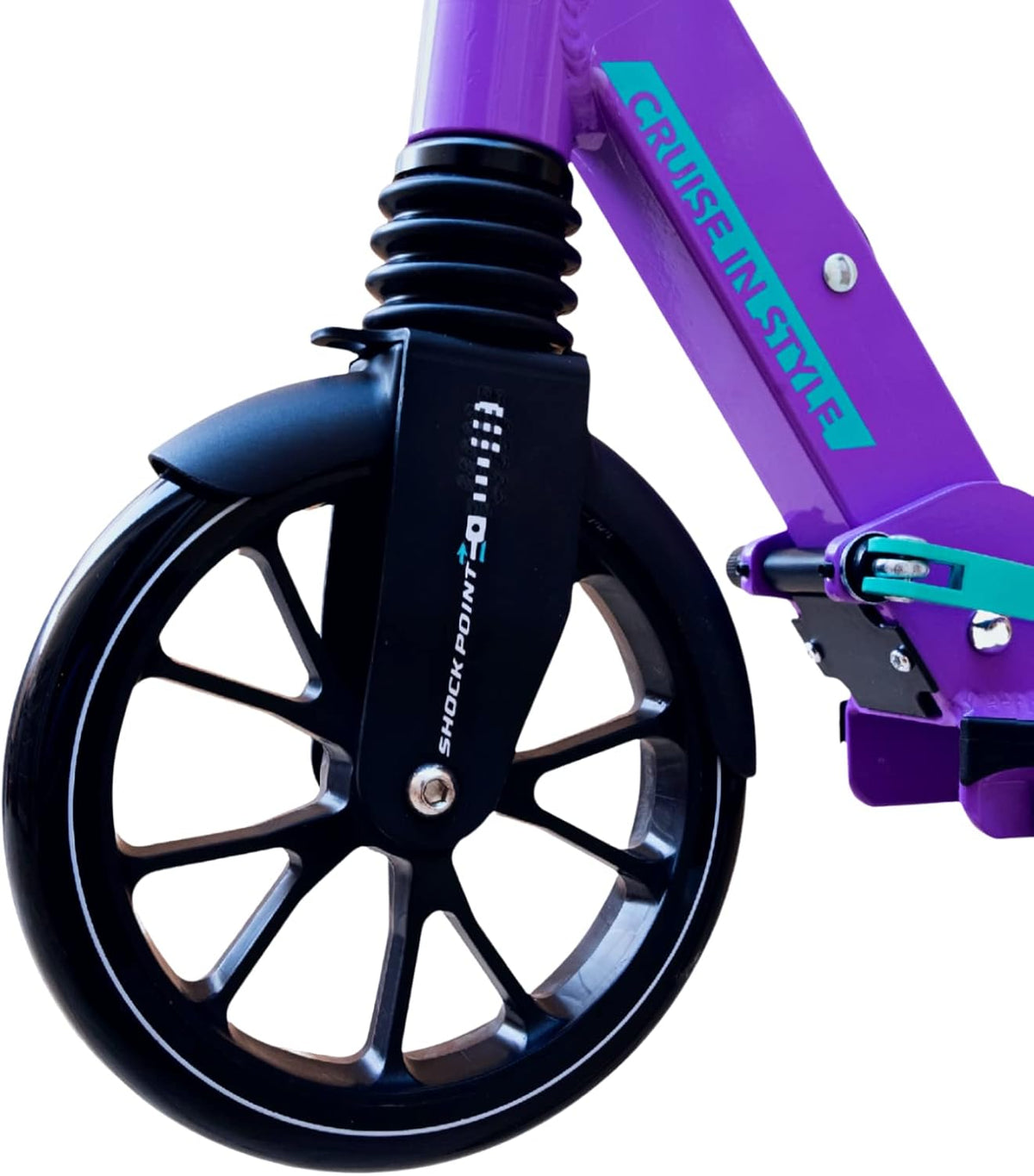 تايني ويل سكوتر بنفسجي عجلاتين قابل للطي سكوتر عجلتين Tiny Wheel