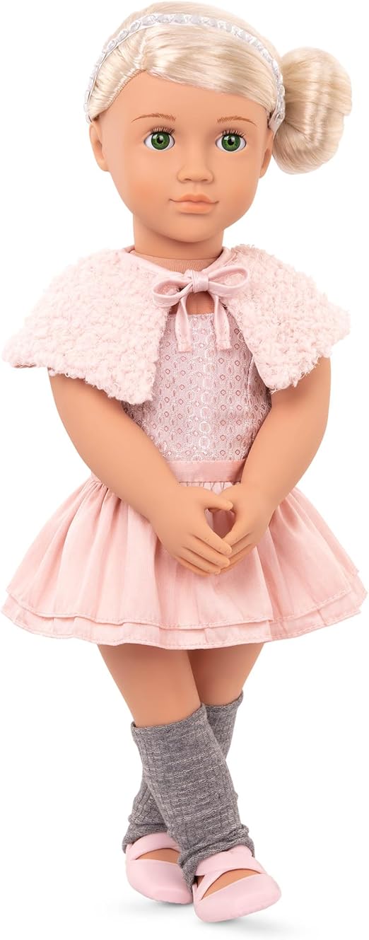 اور جينرايشن دمية اليكسا مع فستان باليه دمية مع اكسسوارات Our Generation