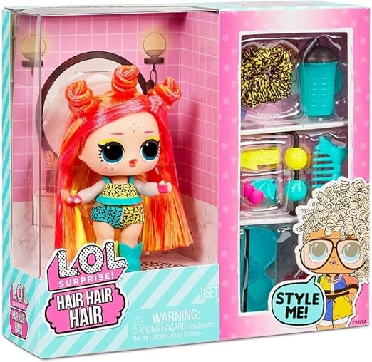ال او ال سربرايز هير مع 10 اكسسوارات متنوع دمية مع اكسسوارات LOL Surprise