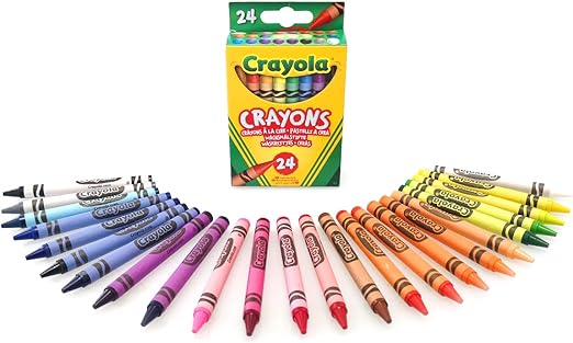 كرايولا اقلام تلوين 24 لون رسم و تلوين Crayola