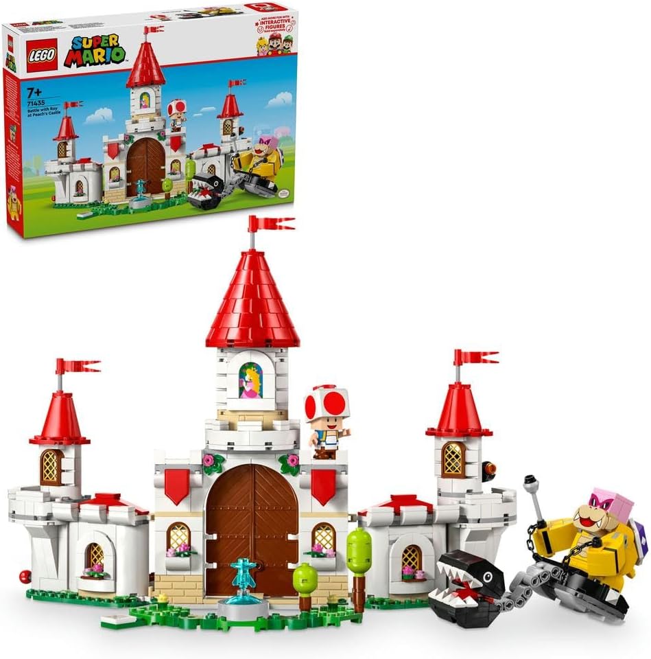 ليجو 71435 سوبر ماريو معركة مع روي في قلعة الخو مكعبات التركيب LEGO