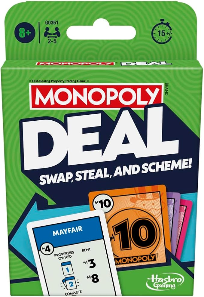 لعبة بطاقات مونوبولي الصفقات العاب البطاقات Monopoly