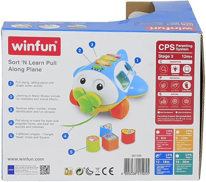 وين فن طيارة سحب العب وتعلم مواليد تفاعلي WinFun
