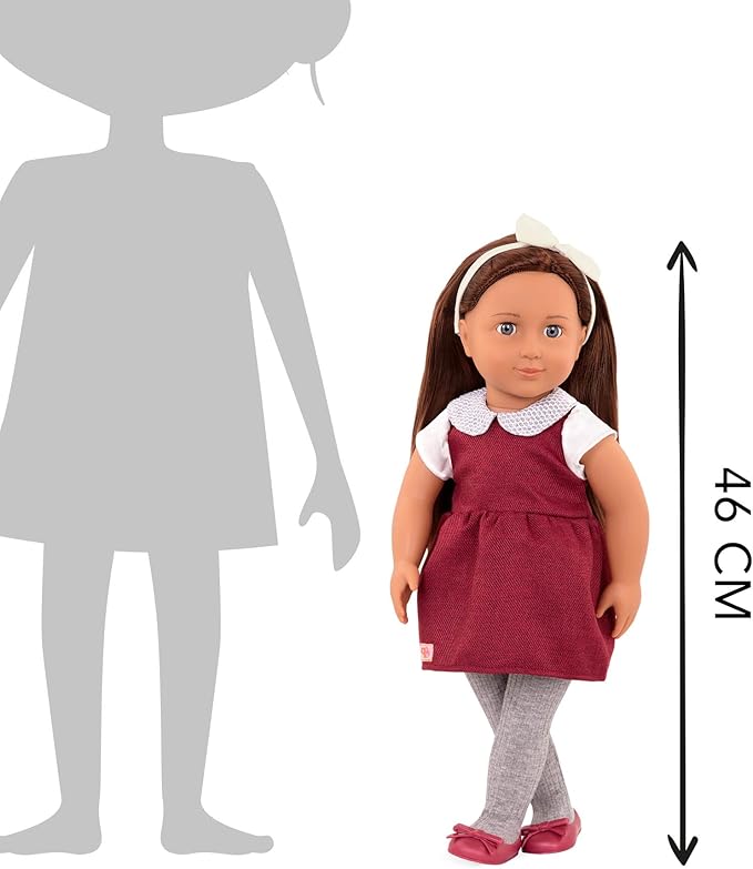 اور جينيريشن ميلانا مع ياقة لامعة دمية مع اكسسوارات Our Generation