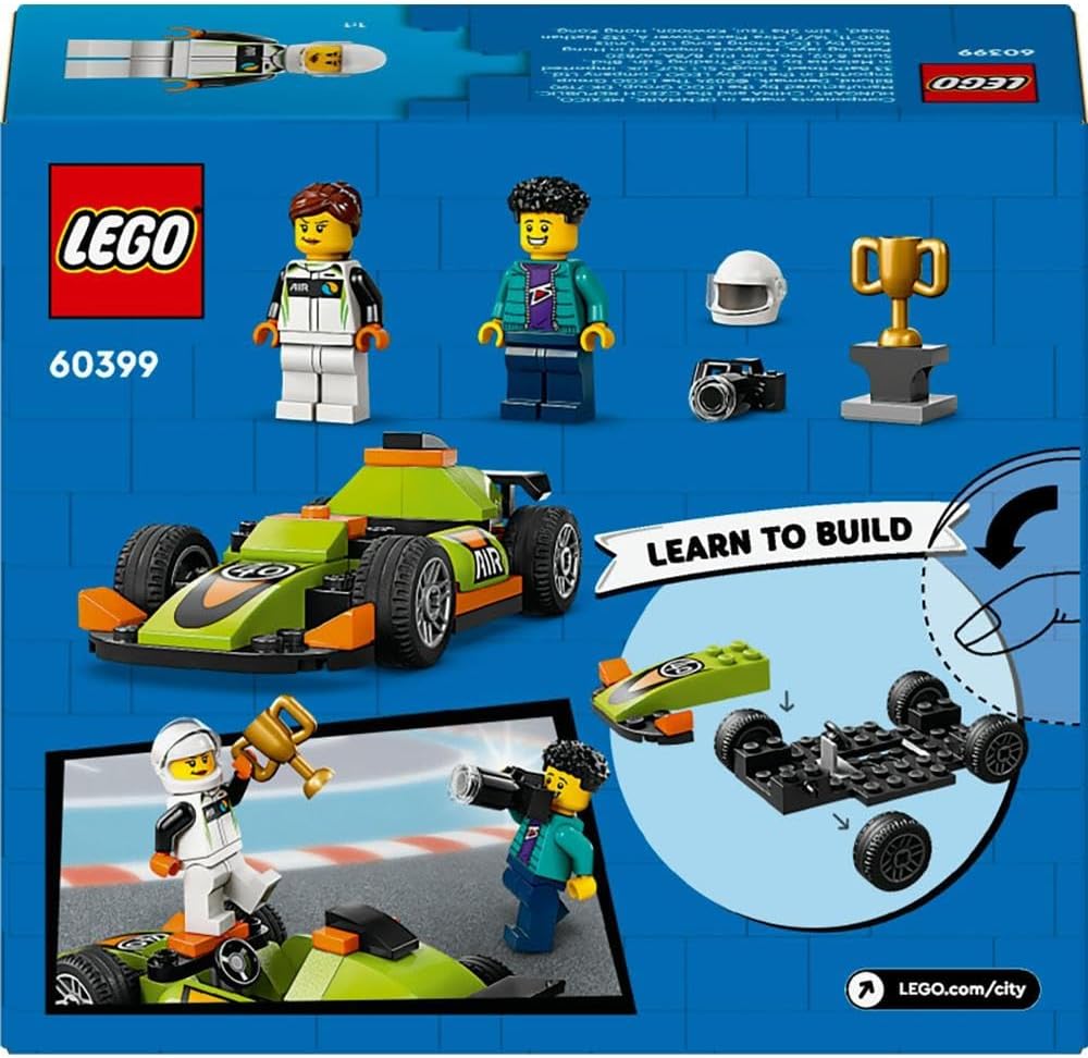 ليجو 60399 سيتي سيارة سباق سيتي جرين مكعبات التركيب LEGO