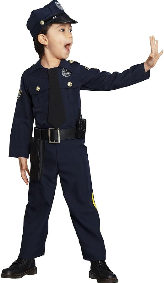 ملابس ضابط الشرطة 3-4 سنوات الملابس التنكرية LOCAL