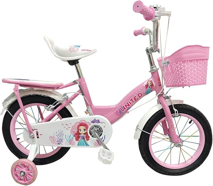 دراجة وردي بسلة امامية مقاس 18 دراجة 2 عجلة LOCAL