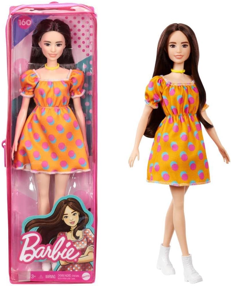 باربي دمية فاشنيستا بشعر داكن دمى الشخصيات Barbie