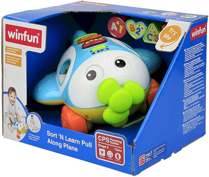 وين فن طيارة سحب العب وتعلم مواليد تفاعلي WinFun