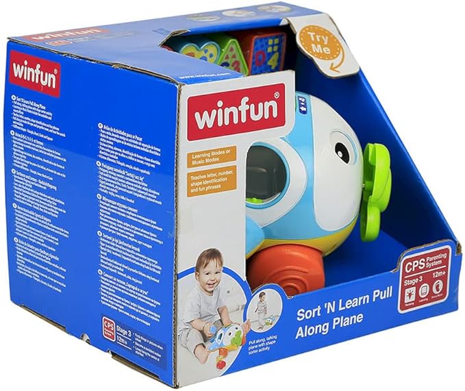 وين فن طيارة سحب العب وتعلم مواليد تفاعلي WinFun