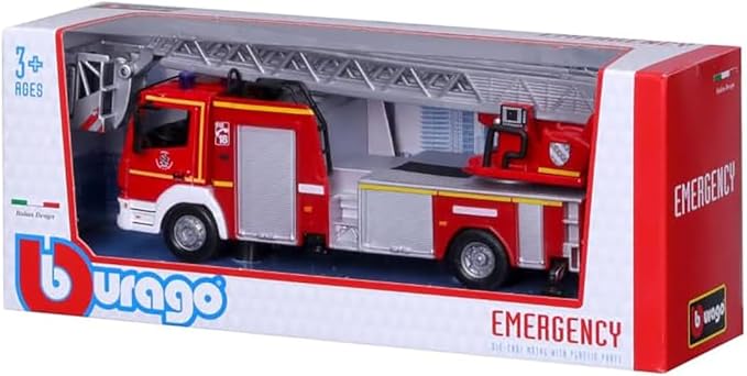 بي بوراجو سيارة اطفاء بسلم مرسيدس بنز مركبات الأطفال Bburago