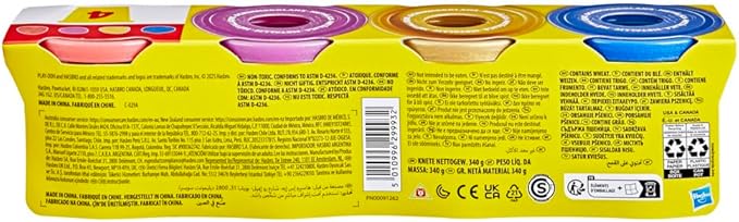 بلاي دوه عبوه صلصال 4 قطع الصلصال والمعجون Play-Doh