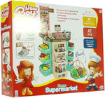 نيوبوي لعبة سوبرماركت مع اكسسوارات 47 قطعه التسوق والوظائف NewBoy