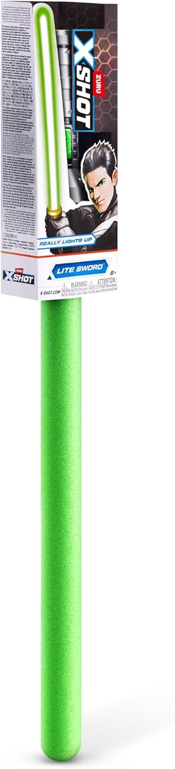 سيف اكس شوت مضئ أخضر ألعاب الأكشن Zuru