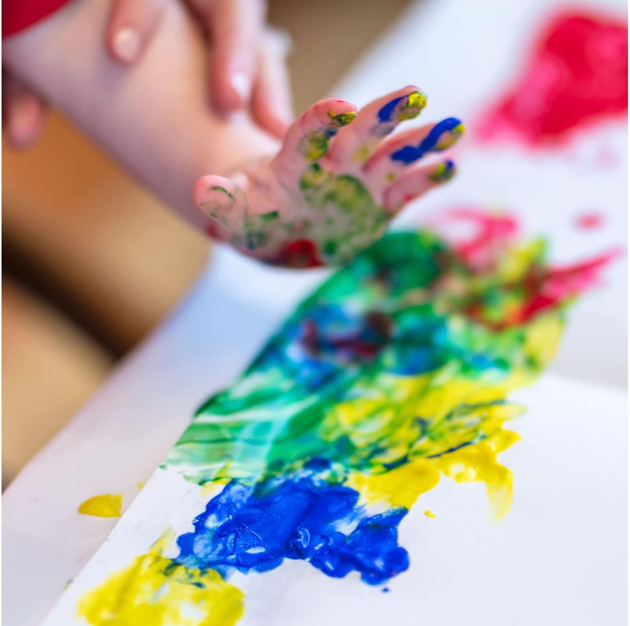 كرايولا أخضر طلاء إصبع قابل للغسل أخضر 473 مل رسم و تلوين Crayola