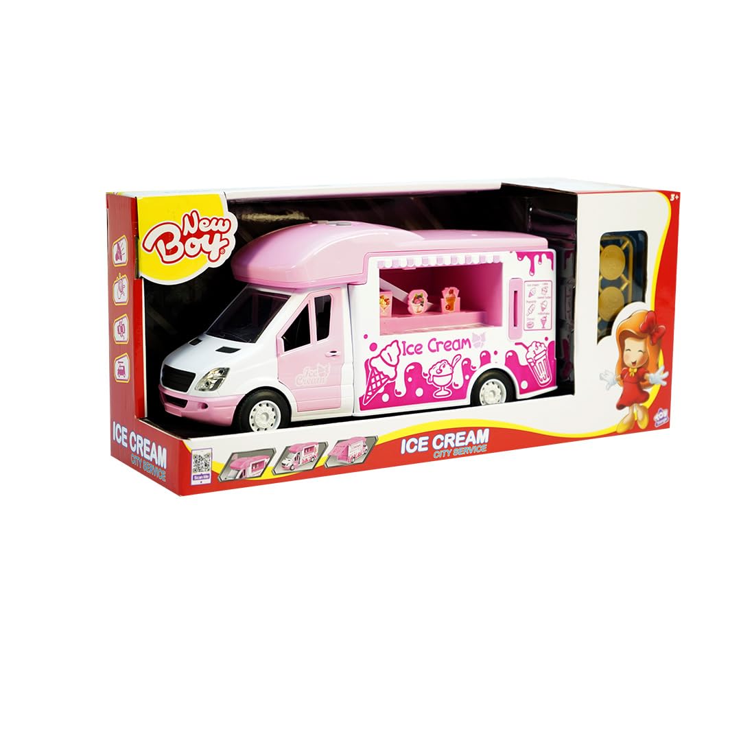 نيوبوي شاحنة الآيس كريم الوردية المركبات المتنوعه NewBoy